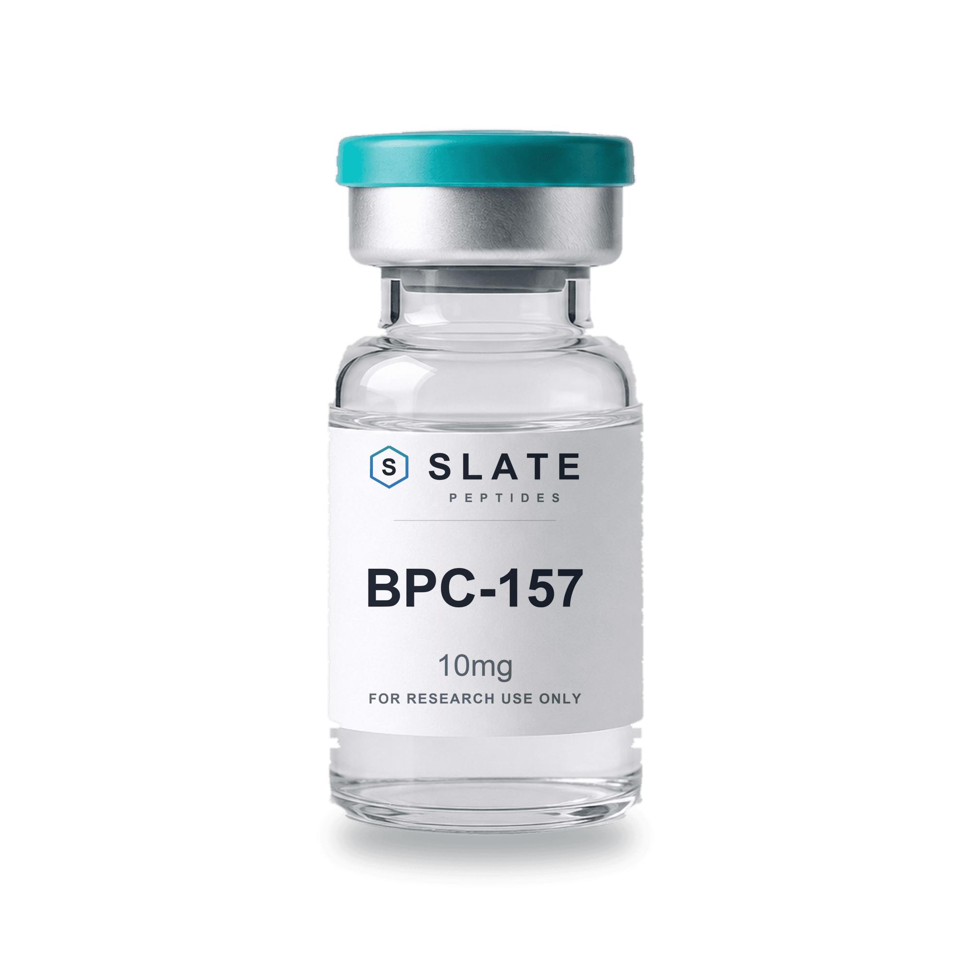 BPC-157 Slate Peptides research product vial