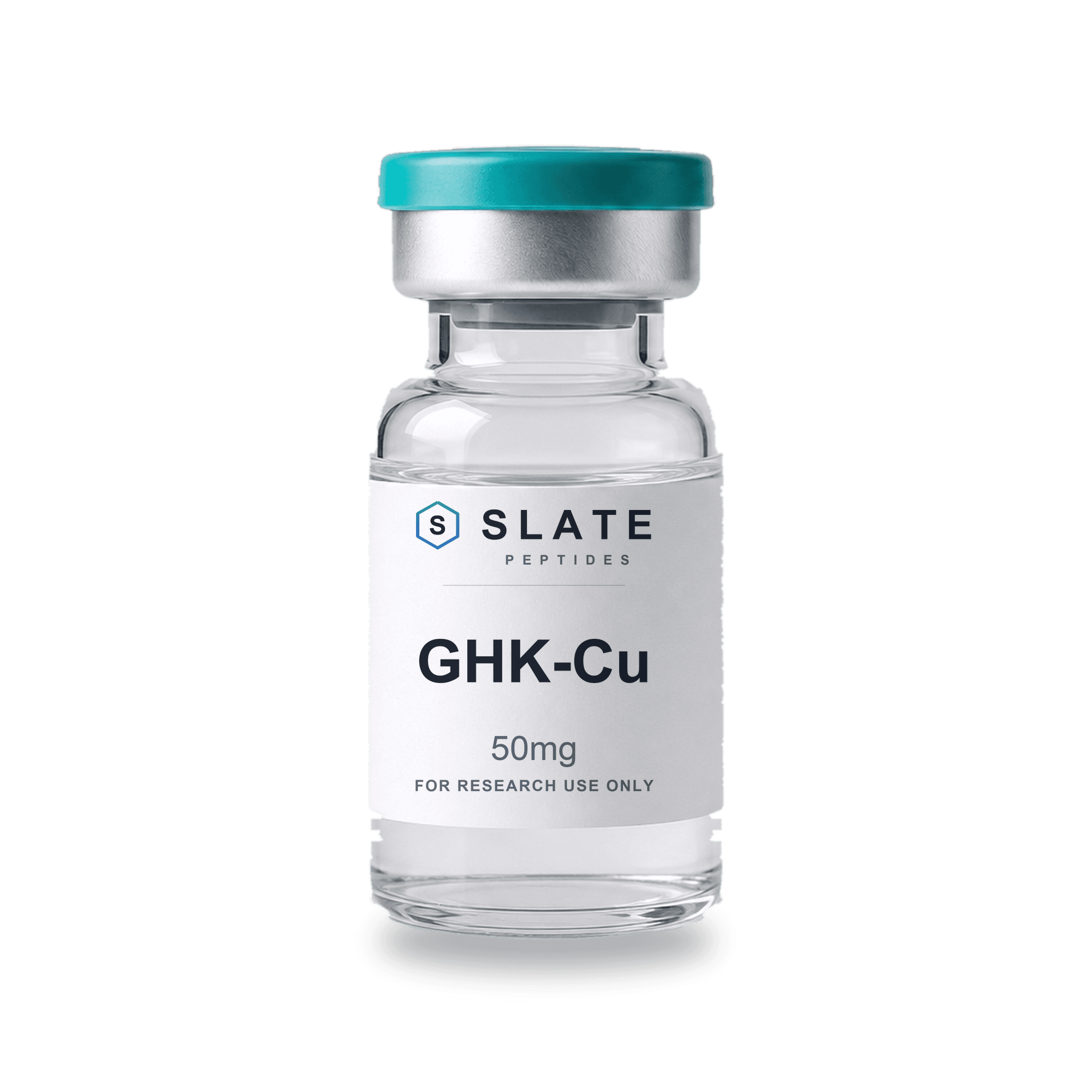 GHK-Cu Slate Peptides research product vial